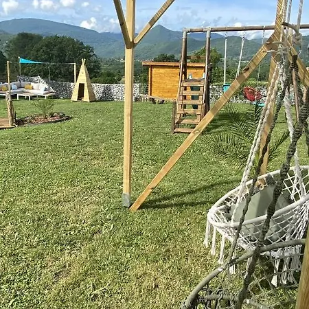 Villa Jacuzzi, Terrain De Petanque Et Aire De Jeux Vue Sur Les Pyrenees Seilhan